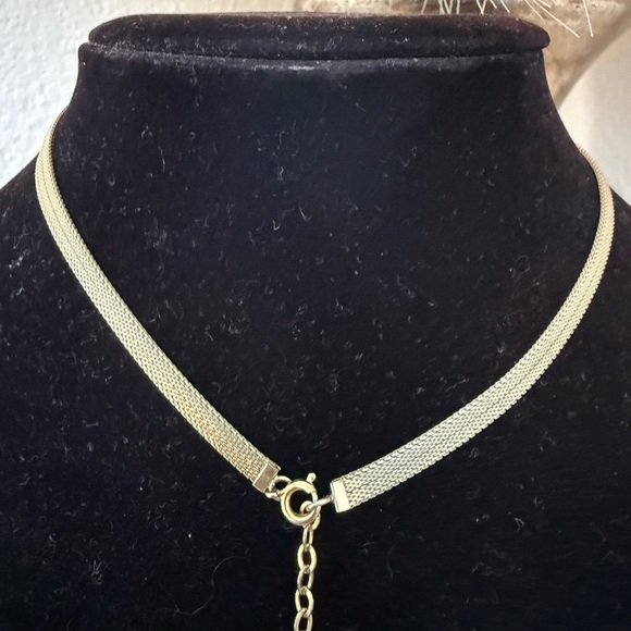 CHRISTIAN DIOR CD Logo Gold Tone Necklace - Picture 10 of 11